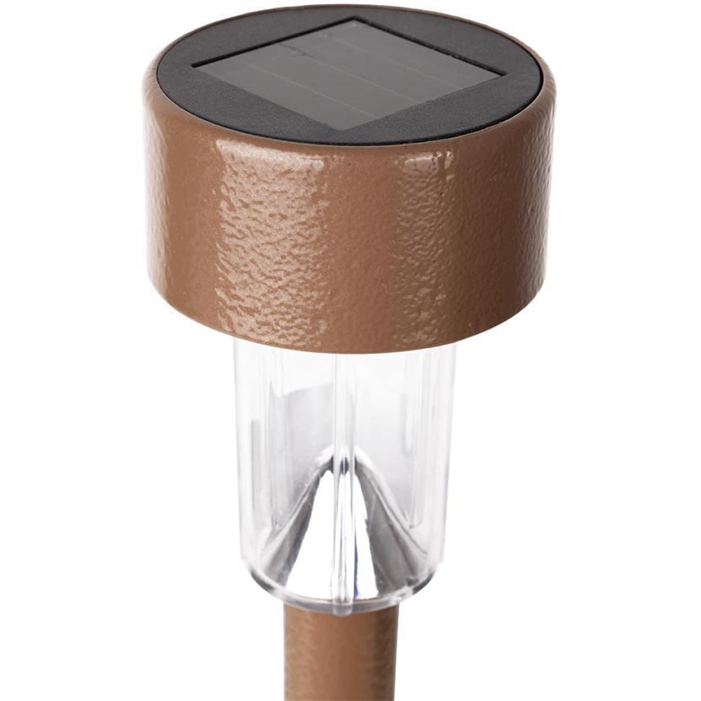 Lampa solara ENTAC EGSL-SS1LC36-B-PDQ, LED, otel inoxidabil, maro