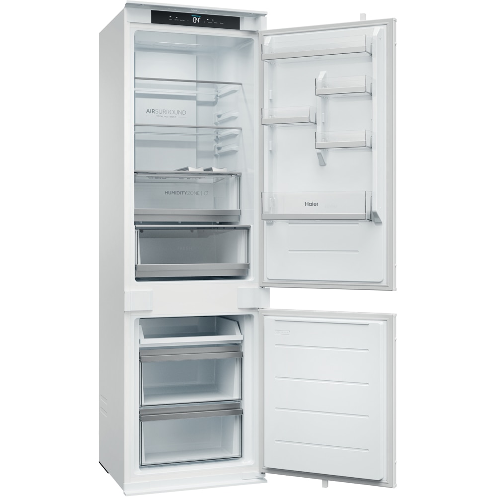 Combina frigorifica incorporabila HAIER EHBQW5518E, No Frost, 251 l, H 177 cm, Clasa E, Wi-Fi