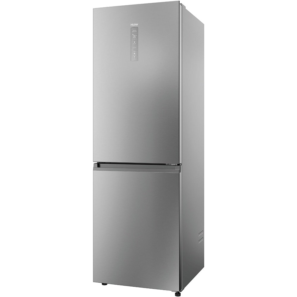 Combina frigorifica HAIER EHD3PWDNPK186, No Frost, 352 l, H 185 cm, Clasa D, Wi-Fi, inox