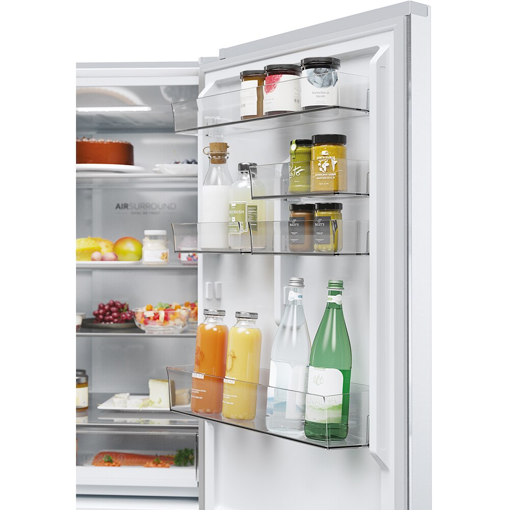 Combina frigorifica HAIER EHD3PWDNPW186, No Frost, 352 l, H 185 cm, Clasa D, Wi-Fi, alb
