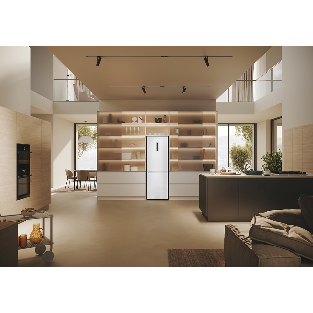 Combina frigorifica HAIER EHD3PWDNPW186, No Frost, 352 l, H 185 cm, Clasa D, Wi-Fi, alb