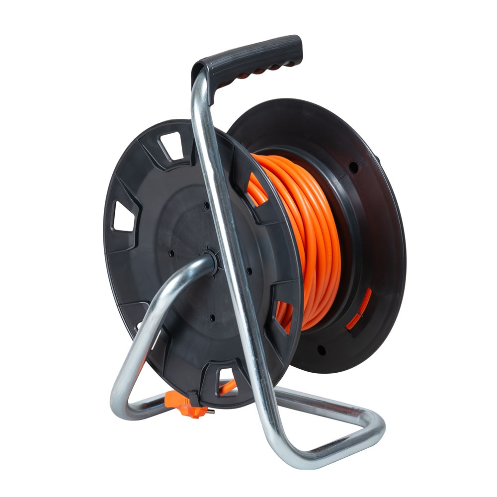 Derulatoare 4 prize cu impamantare si capac de protectie, 20m, IP44