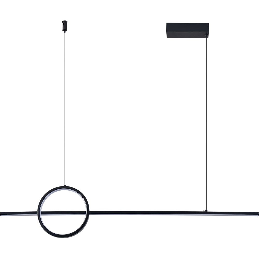 Pendul LED ERSTE Hera, 2800lm, 40W, IP20, negru