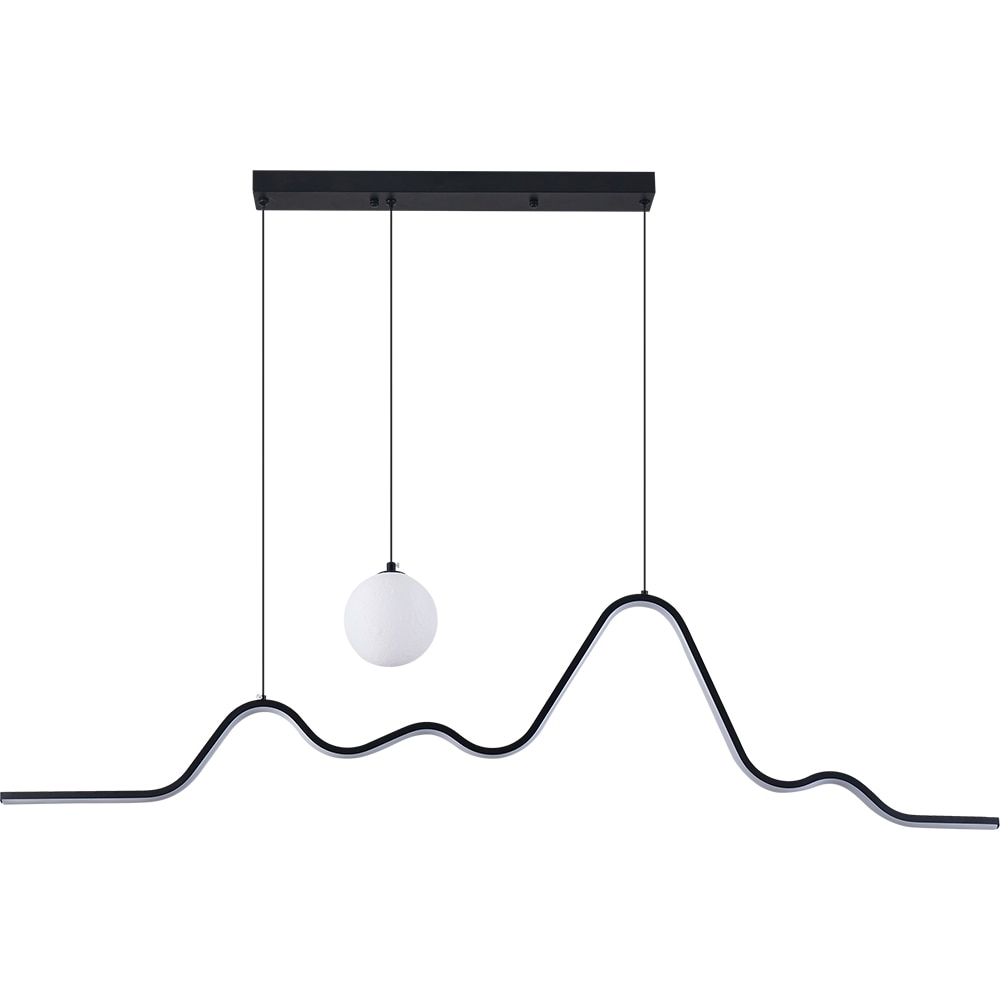 Pendul LED ERSTE Hades, 2380lm, 34W, IP20, negru