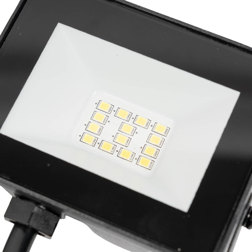 Proiector LED NOVELITE SMD V4, 10W, 6500K, IP65, negru