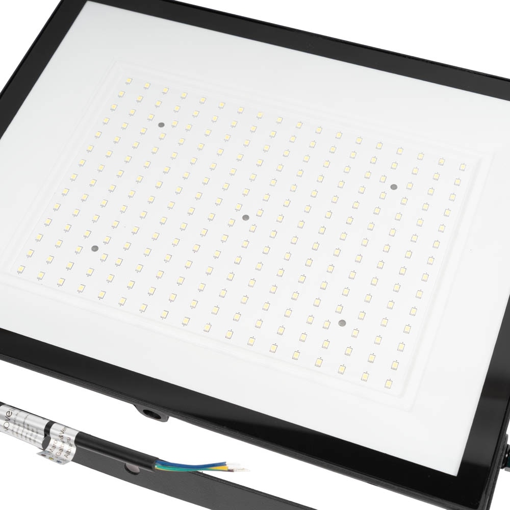 Proiector LED NOVELITE SMD V4, 200W, 6500K, IP65, negru