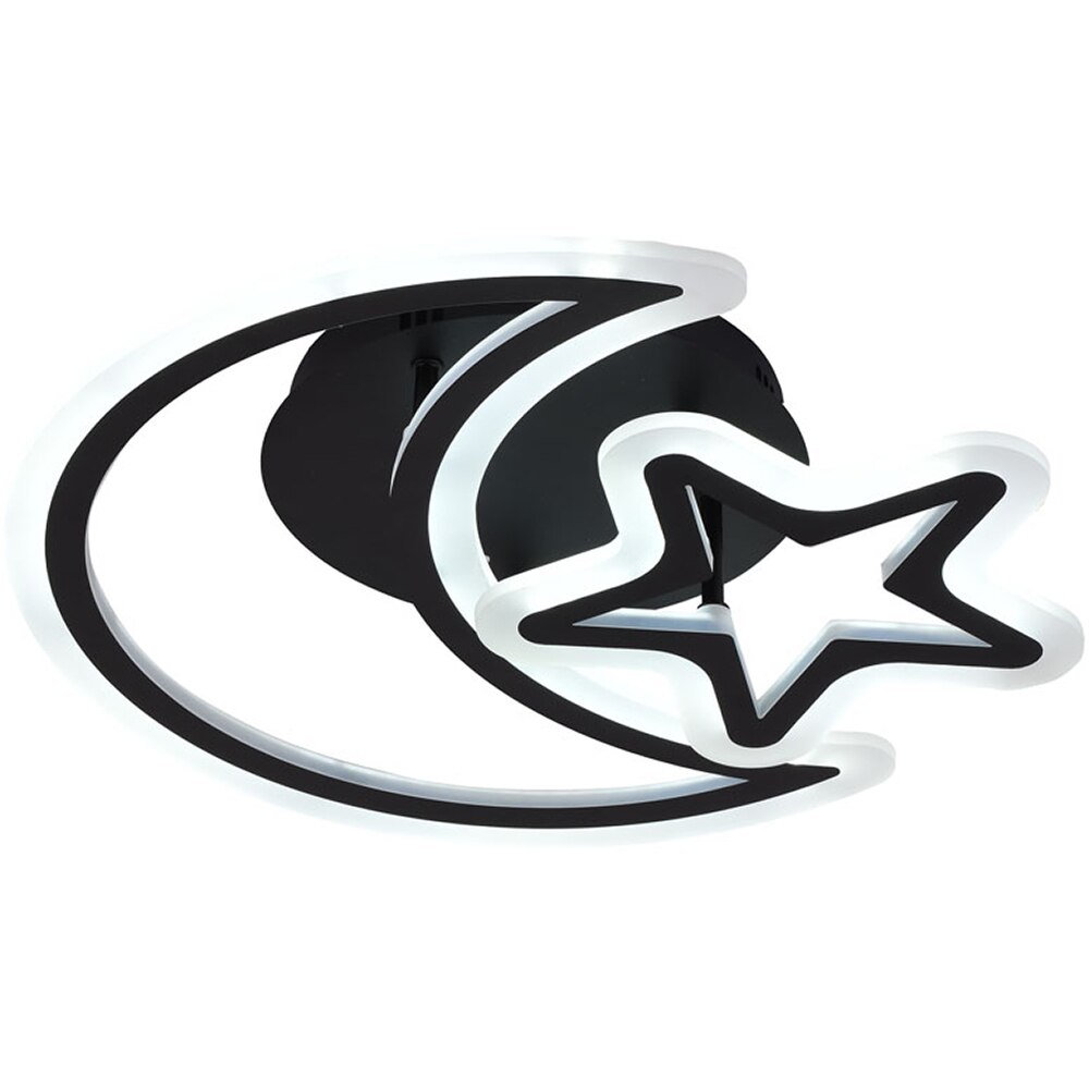 Plafoniera LED ERSTE Night, 50W, 3750lm, IP20, negru