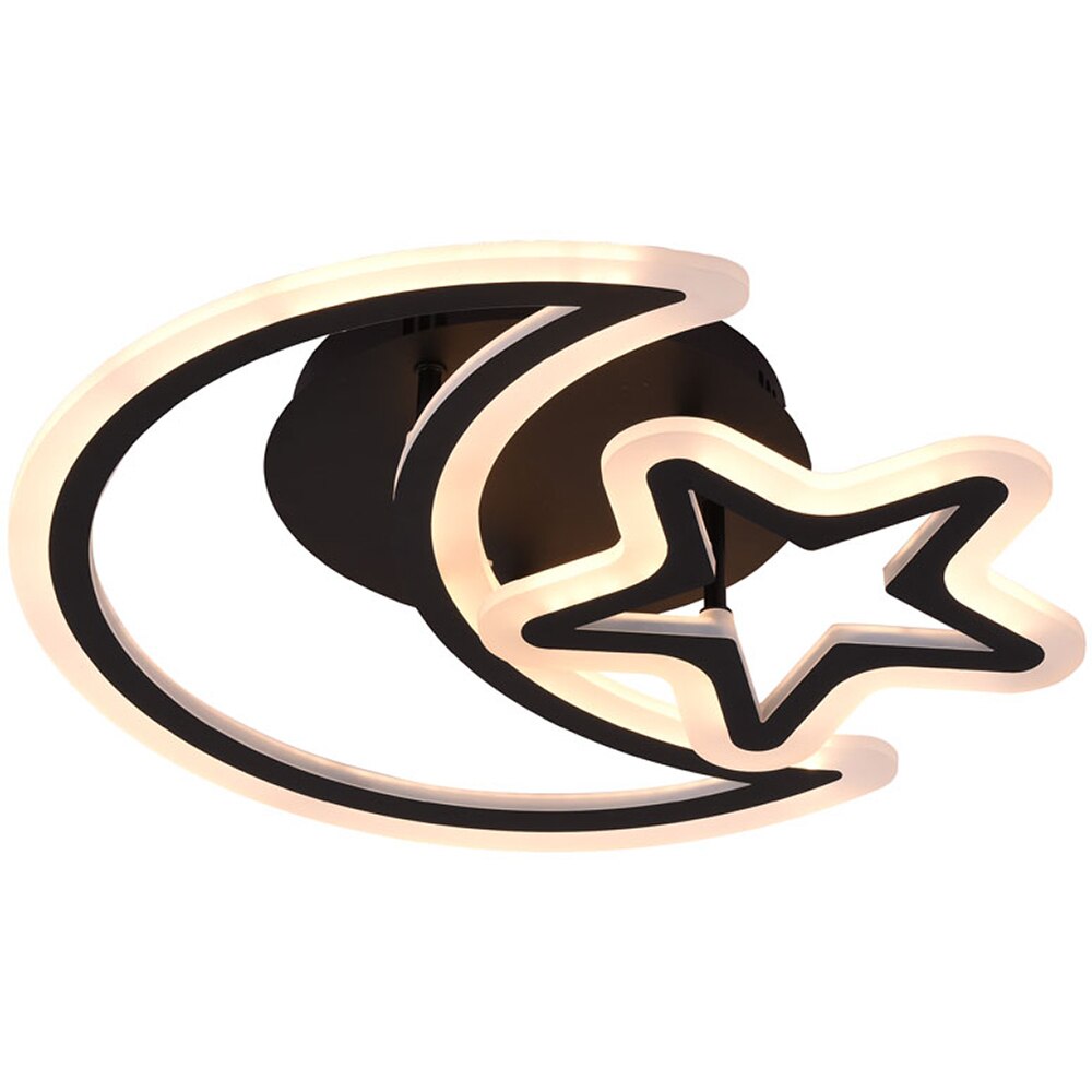 Plafoniera LED ERSTE Night, 50W, 3750lm, IP20, negru