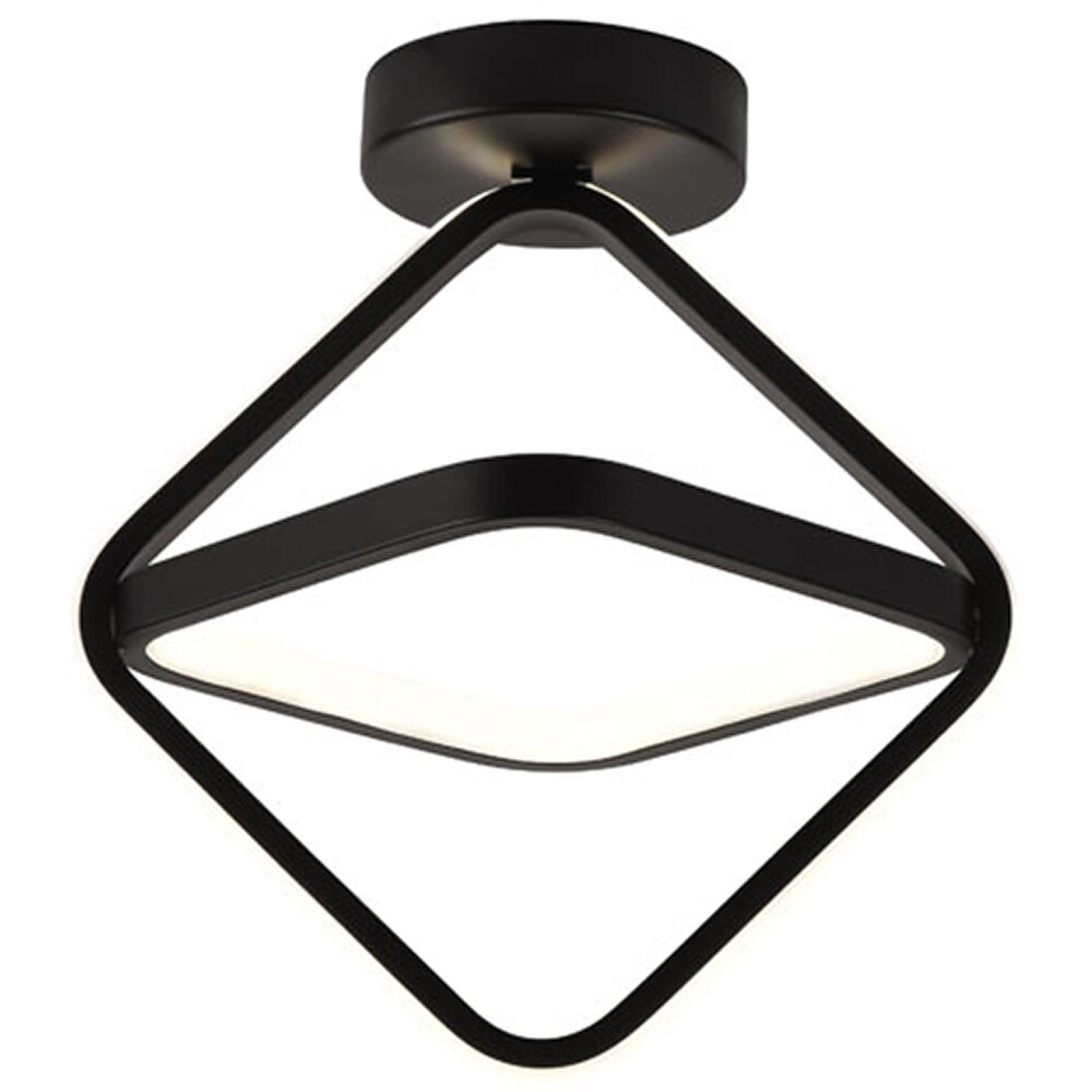 Plafoniera LED ERSTE Sona, 33W, 1980lm, IP20, negru