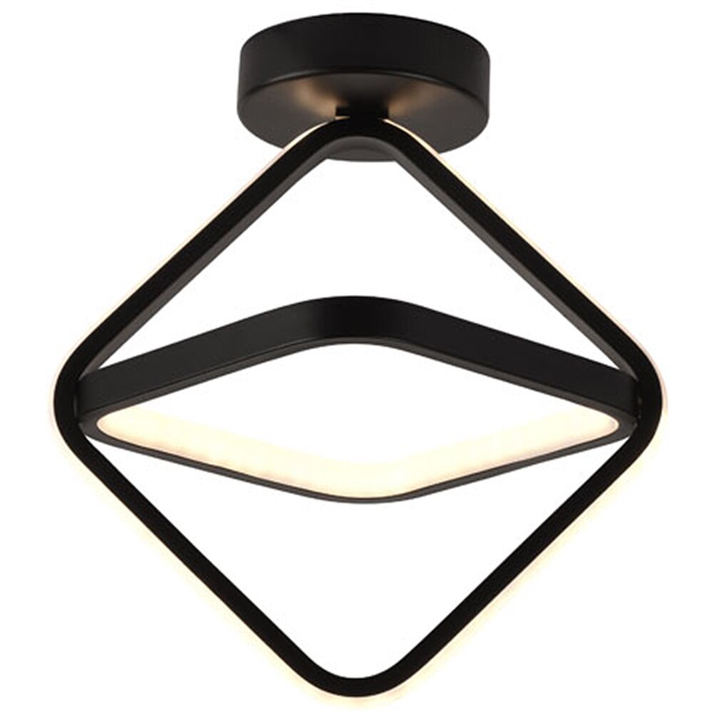 Plafoniera LED ERSTE Sona, 33W, 1980lm, IP20, negru