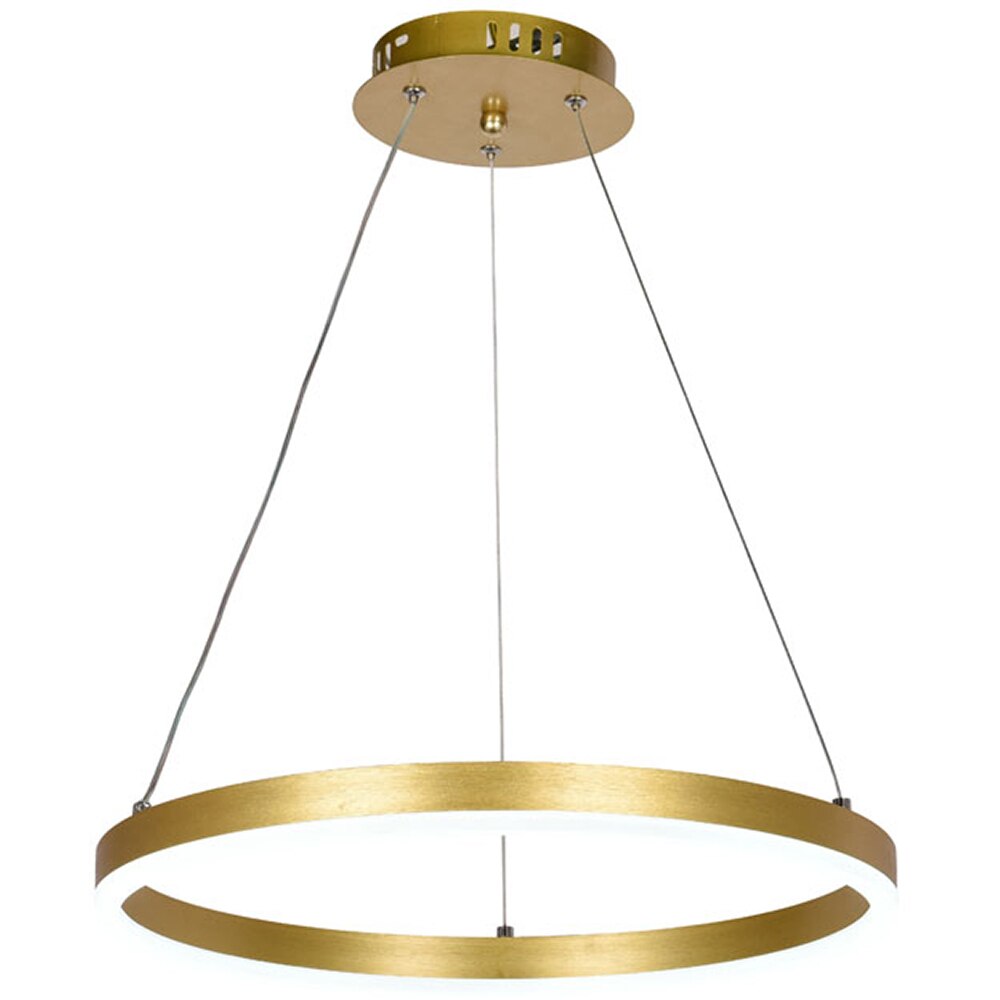 Pendul LED ERSTE Round, 30W, 2100lm, IP20, auriu