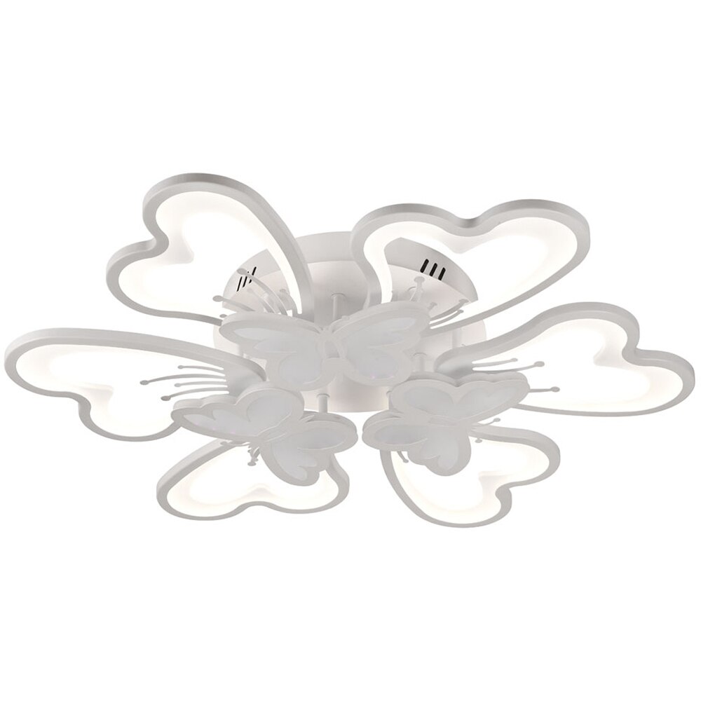 Plafoniera LED ERSTE Butterfly, 100W, 8500lm, IP20, alb