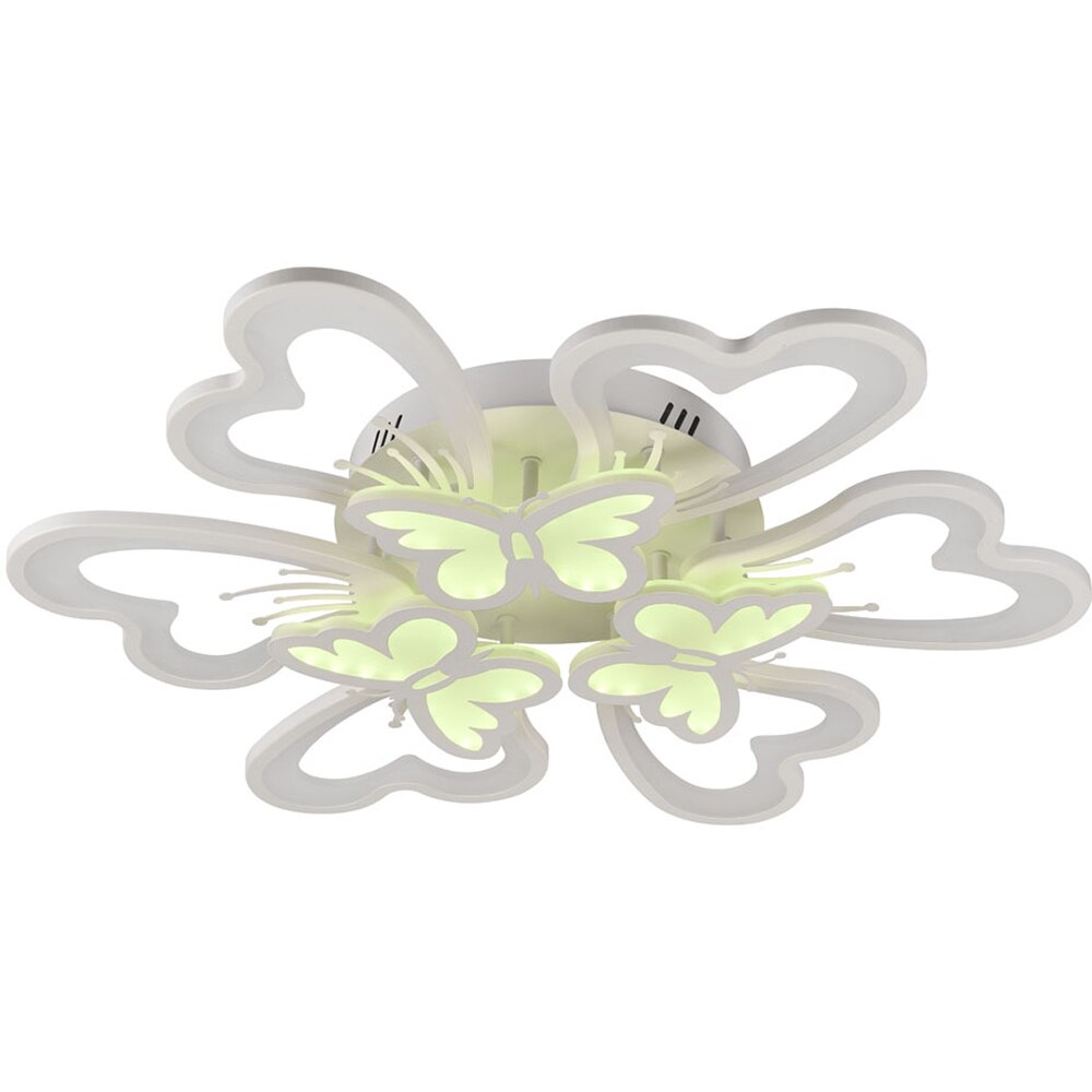 Plafoniera LED ERSTE Butterfly, 100W, 8500lm, IP20, alb