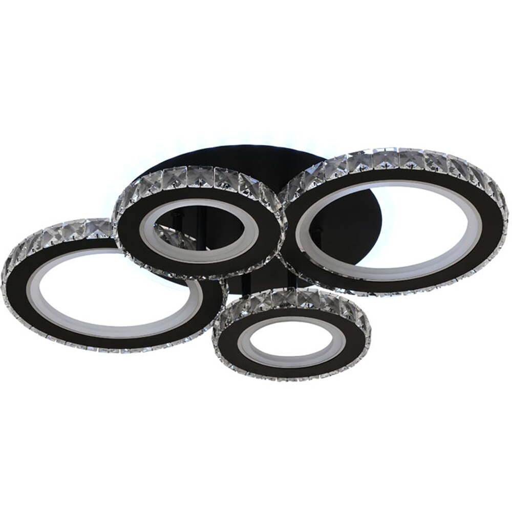 Plafoniera LED ERSTE Echo, 90W, 6930lm, IP20, negru