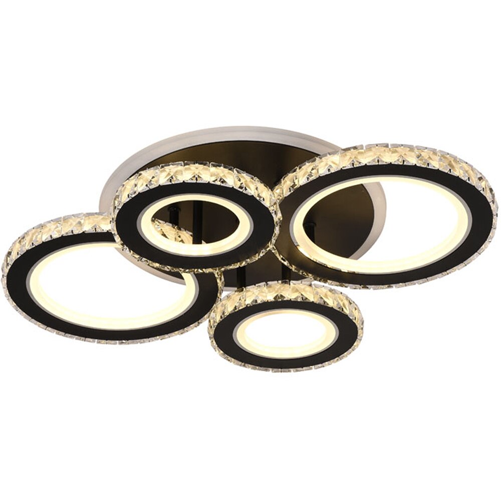 Plafoniera LED ERSTE Echo, 90W, 6930lm, IP20, negru