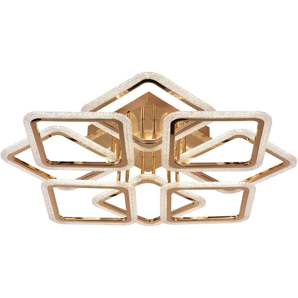 Lustra LED ERSTE Veil, 115W, 10925lm, IP20, auriu