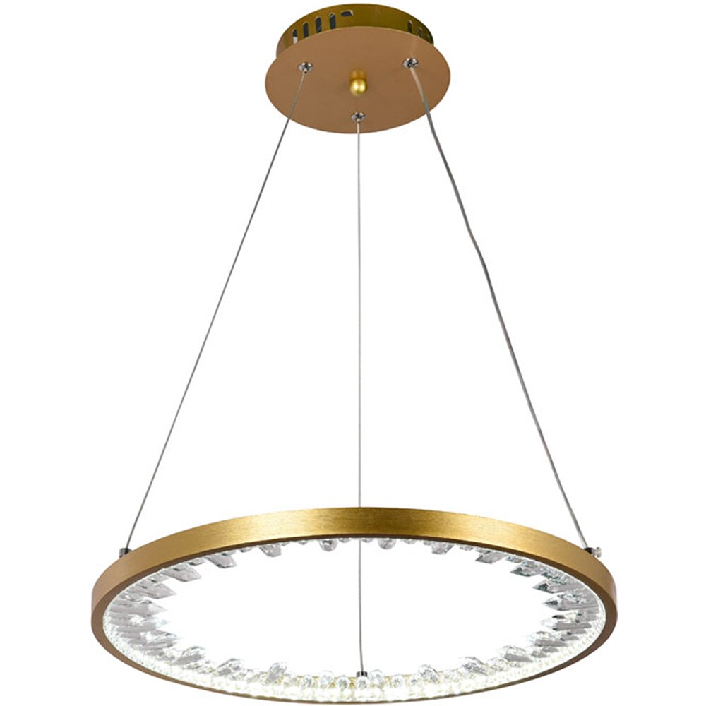 Pendul LED ERSTE Linea, 26W, 2080lm, IP20, auriu