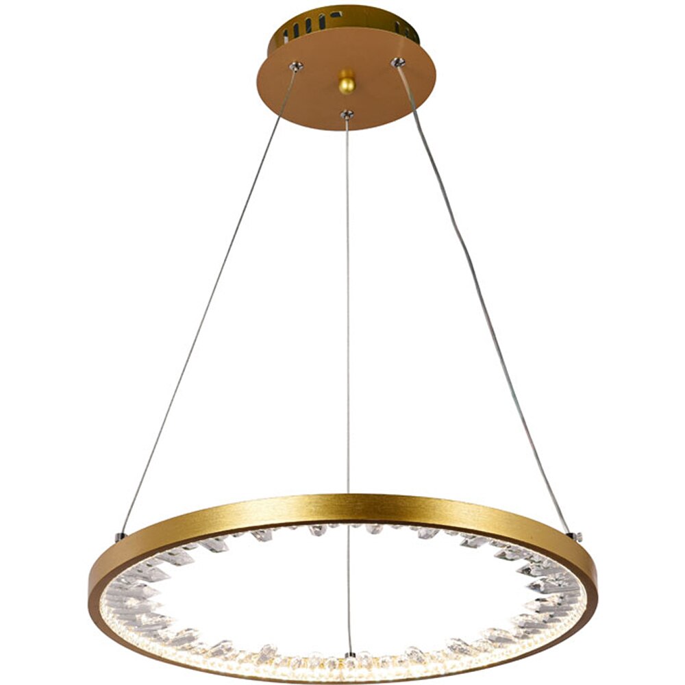 Pendul LED ERSTE Linea, 26W, 2080lm, IP20, auriu