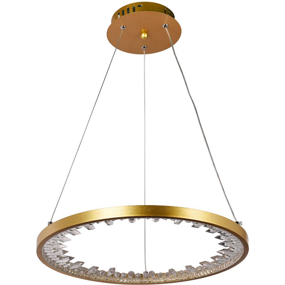 Pendul LED ERSTE Linea, 26W, 2080lm, IP20, auriu