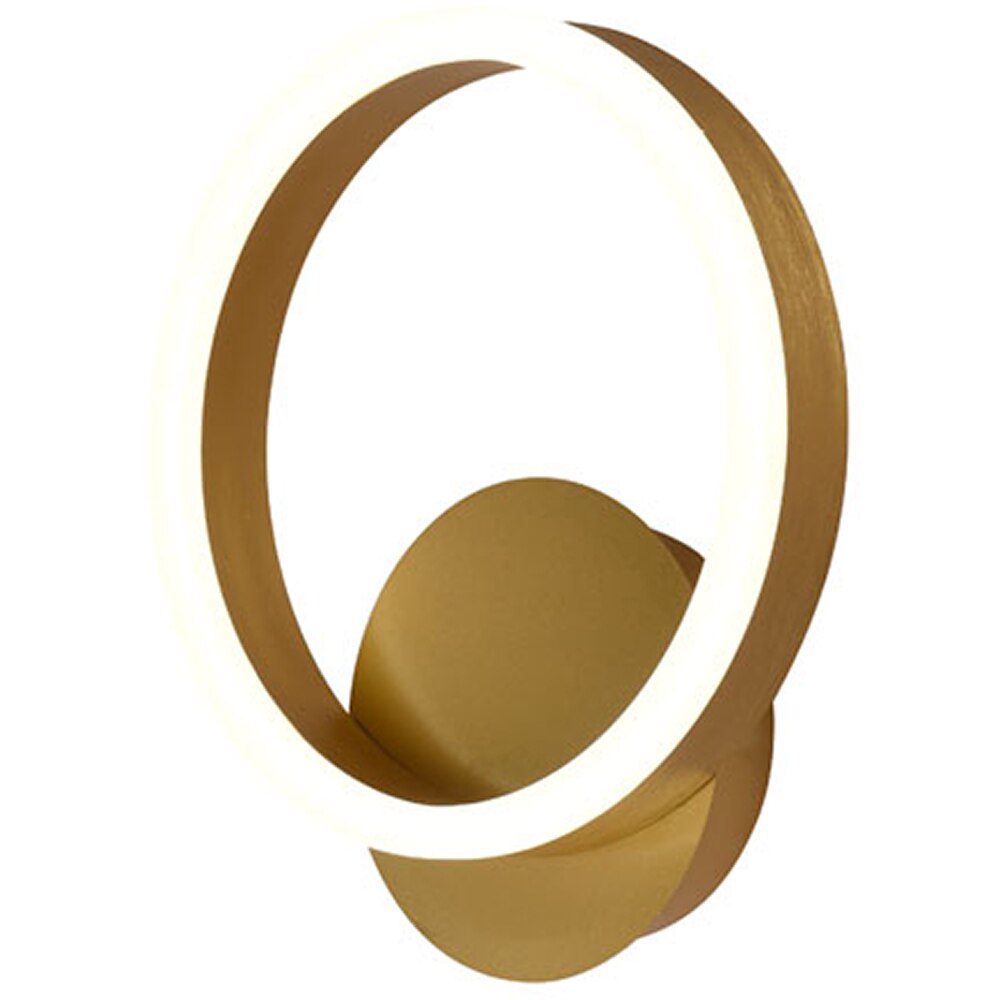 Aplica LED ERSTE Aura, 20W, 1500lm, IP20, auriu