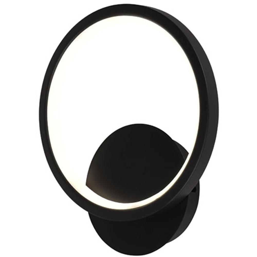 Aplica LED ERSTE Aura, 15W, 750lm, IP20, negru