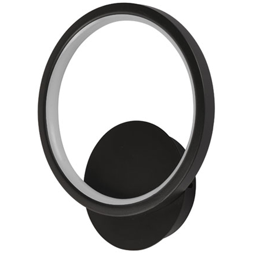 Aplica LED ERSTE Aura, 15W, 750lm, IP20, negru