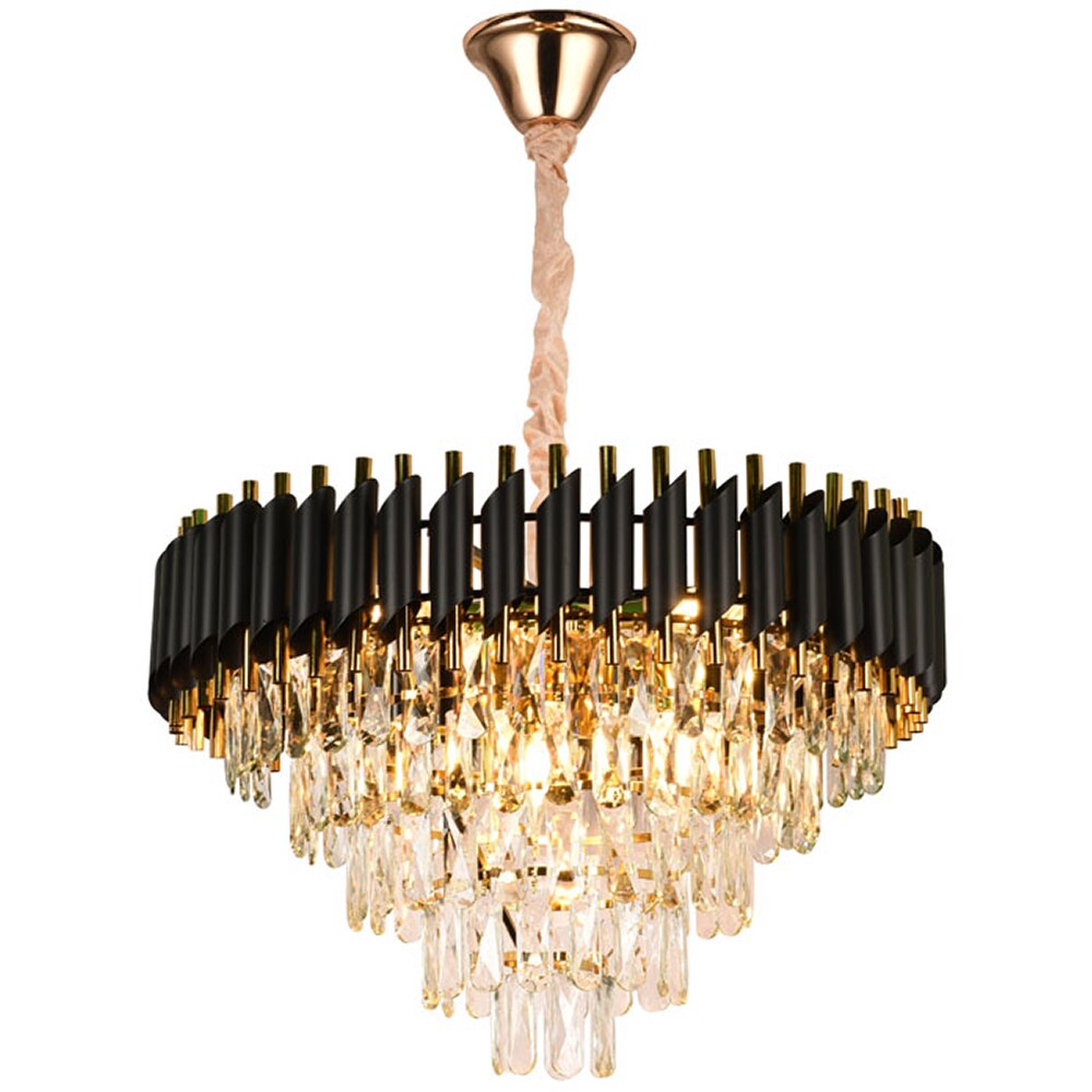 Candelabru ERSTE Cristal, E14, 40W, IP20, auriu