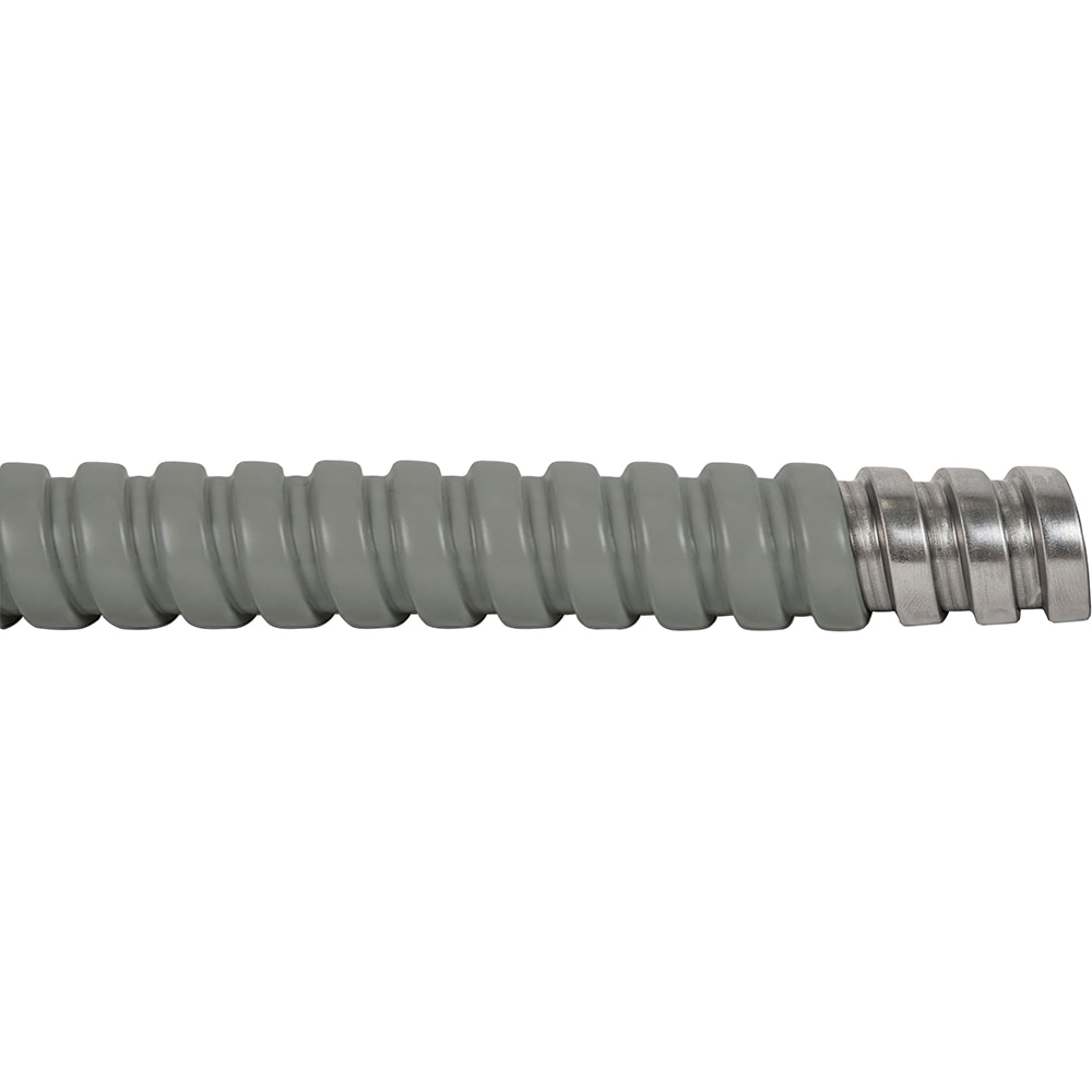 Tub flexibil metalic NOVELITE, PVC, 16mm, 50m, gri