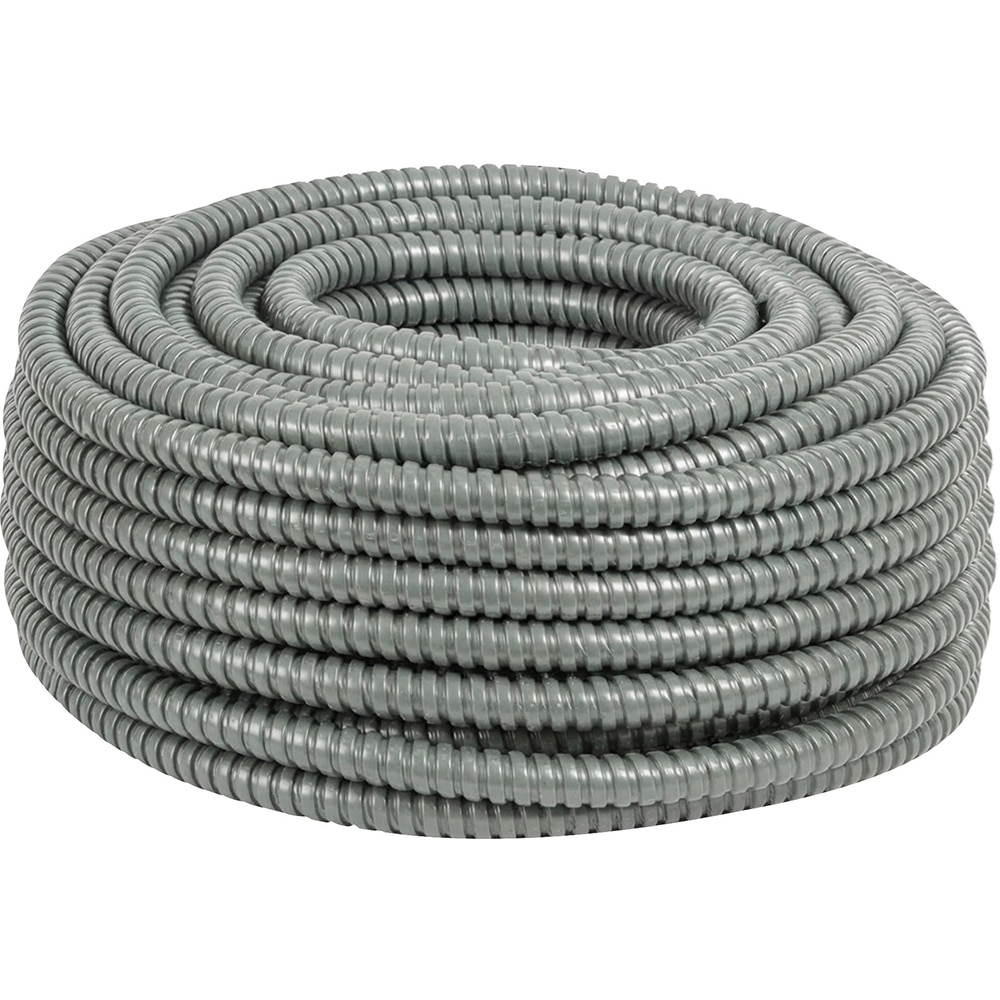 Tub flexibil metalic NOVELITE, PVC, 16mm, 50m, gri