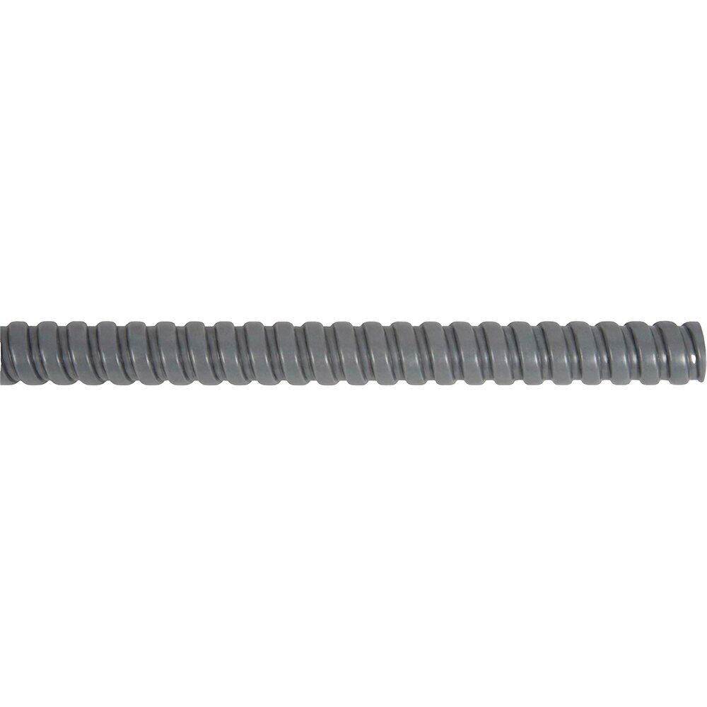Tub flexibil metalic NOVELITE, PVC, 16mm, 25m, gri