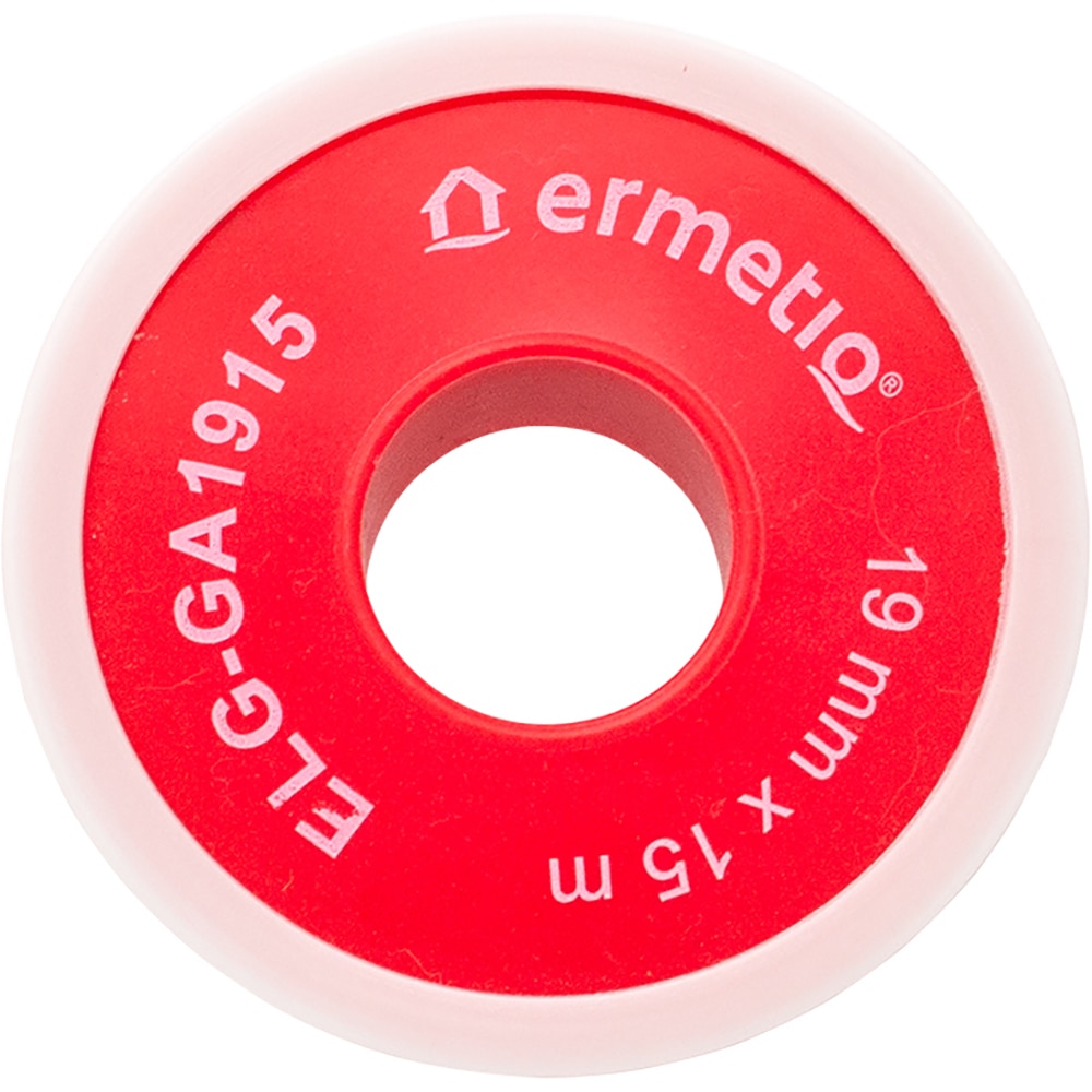Banda teflon pentru gaz EVERLINE, 19mm x 15m, alb