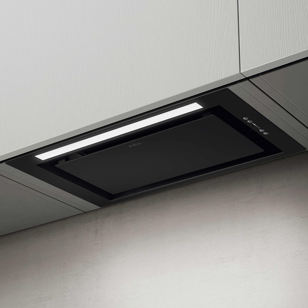 Hota incorporabila ELICA Enter BL MAT/A/52, 1 motor, 550 m3/h, L 52 cm, negru