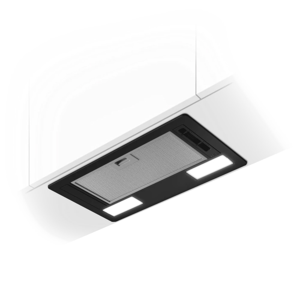 Hota incorporabila ELICA Era S BL/A/52, 1 motor, 520 m3/h, L 54 cm, negru