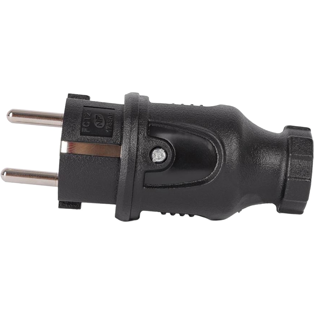 Stecher ENTAC, impamantare, 3680W, 16A, IP44, negru