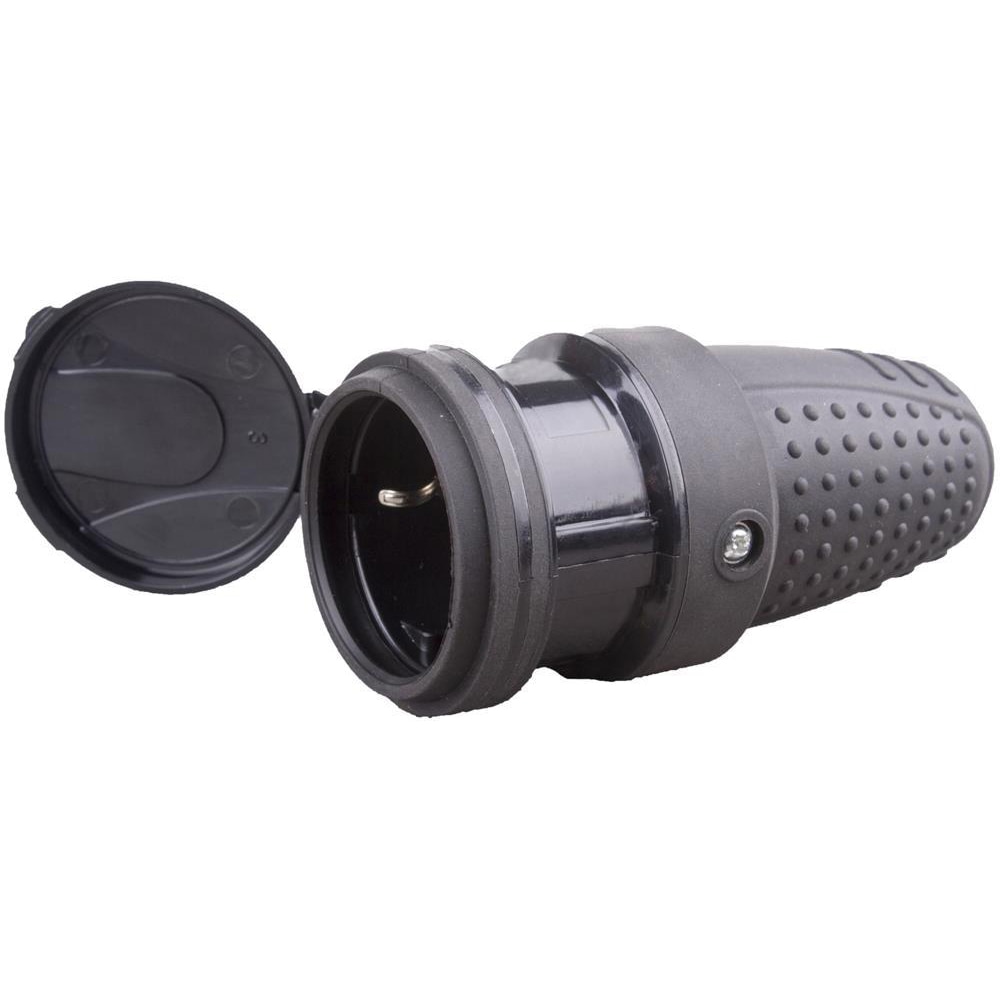 Priza impamantare ENTAC,3680W, 16A, IP44, negru