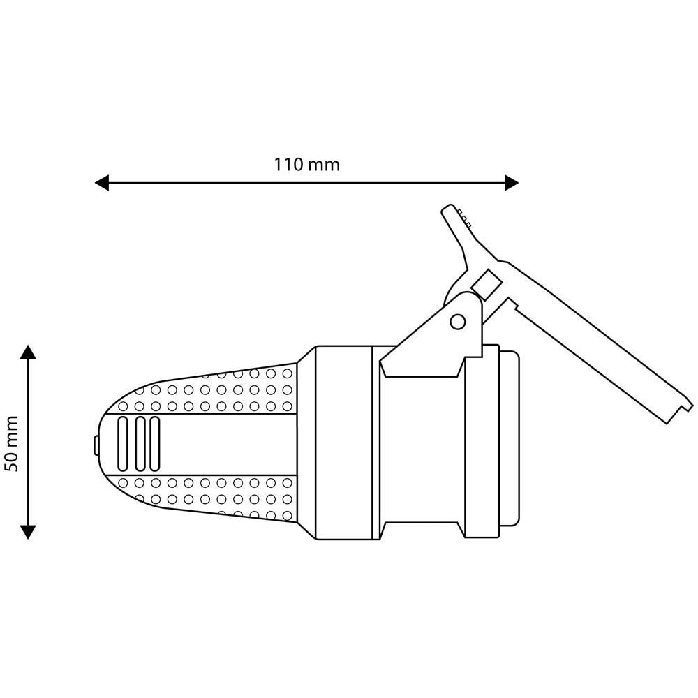 Priza impamantare ENTAC,3680W, 16A, IP44, negru