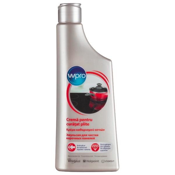 Crema pentru curatat plite vitroceramice WPRO 08441, 250ml
