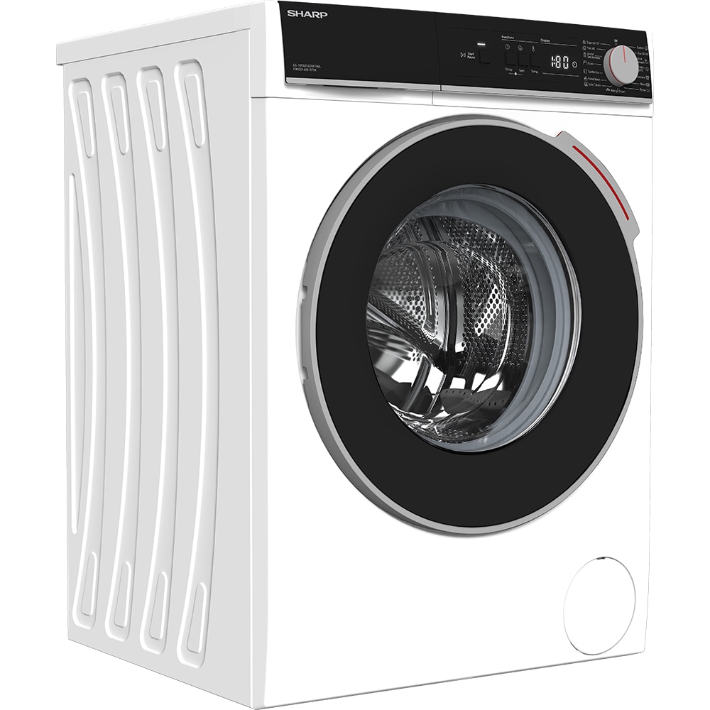 Masina de spalat rufe frontala SHARP ES-NFA014DW1NA-EE, Steam, 10 kg, 1400rpm, Clasa A, alb