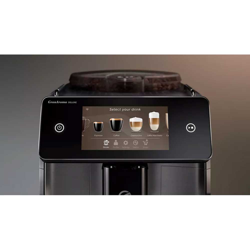 Espressor automat SAECO GranAroma Deluxe SM6685/00, 1.8l, 15 bar, 1500W, argintiu-negru