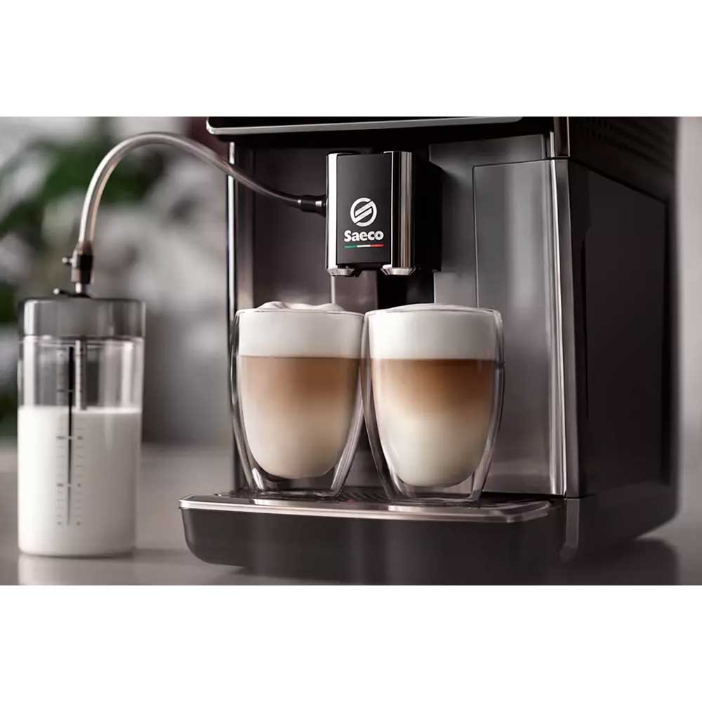 Espressor automat SAECO GranAroma Deluxe SM6685/00, 1.8l, 15 bar, 1500W, argintiu-negru