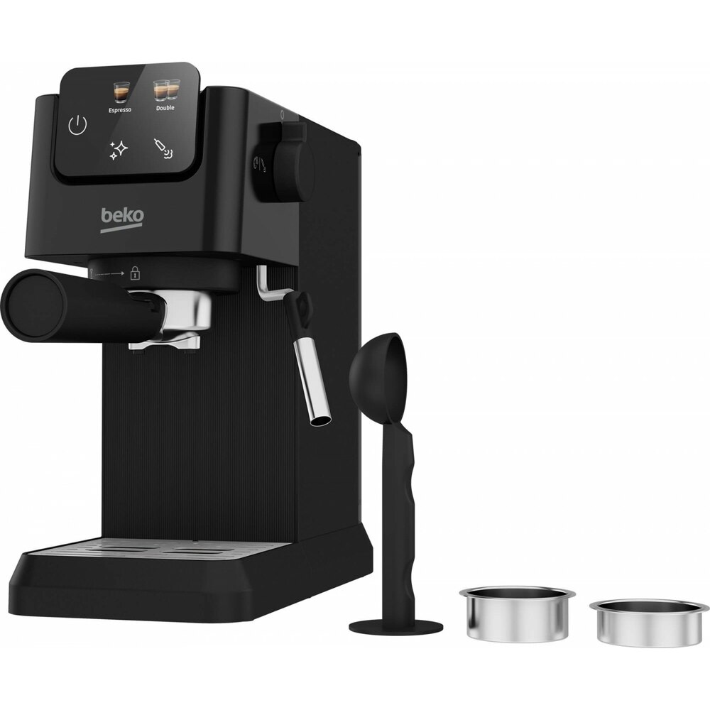 Espressor manual BEKO CaffeExperto CEP5302B, 1.1l, 1628W, 15 bar, negru