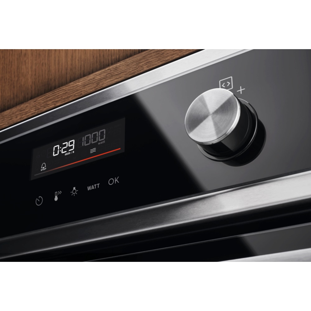 Cuptor incorporabil combi cu microunde ELECTROLUX EVL6E49X, 44 l, inox antiamprenta