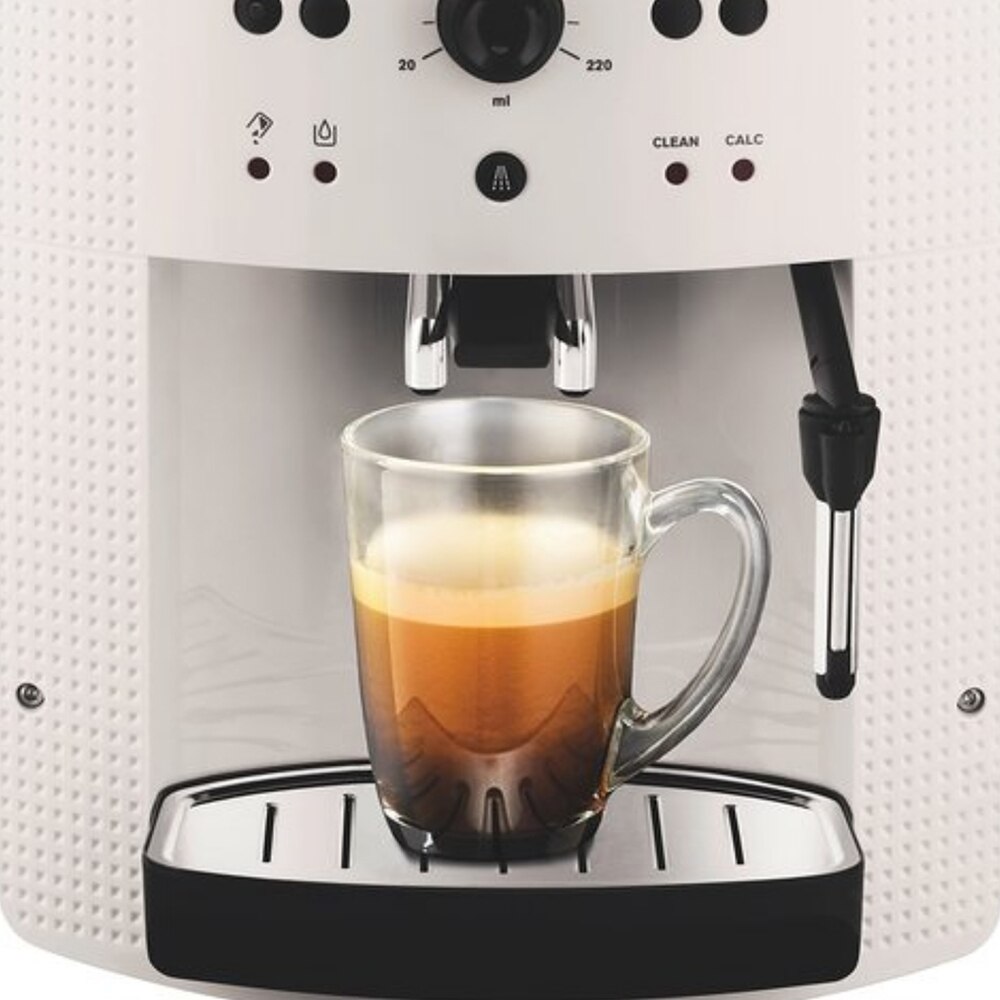 Espressor automat KRUPS Espresseria EA8105, 1.7l, 1450W, 15 bar, alb-negru