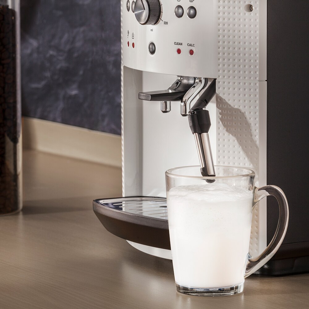 Espressor automat KRUPS Espresseria EA8105, 1.7l, 1450W, 15 bar, alb-negru