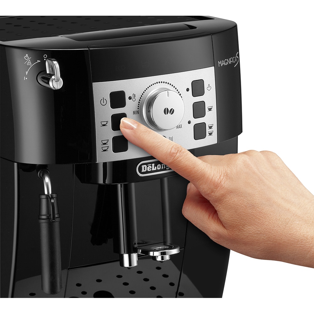 Espressor automat DELONGHI Magnifica S ECAM22.115.B, 1.8l, 1450W, 15 bar, negru-argintiu