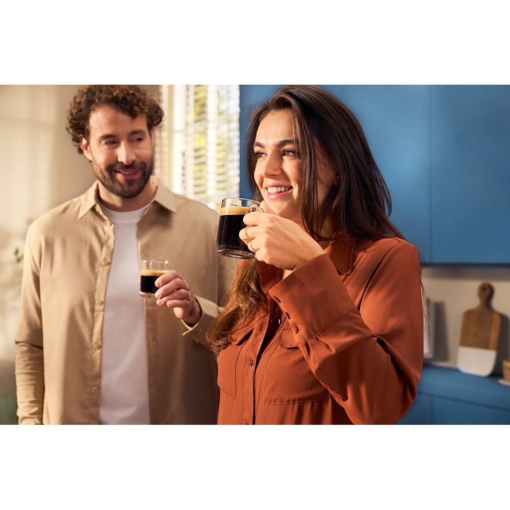 Espressor automat PHILIPS Seria 1200 EP1223/00, 1.8l, 1500W, 15 bar, alb-negru