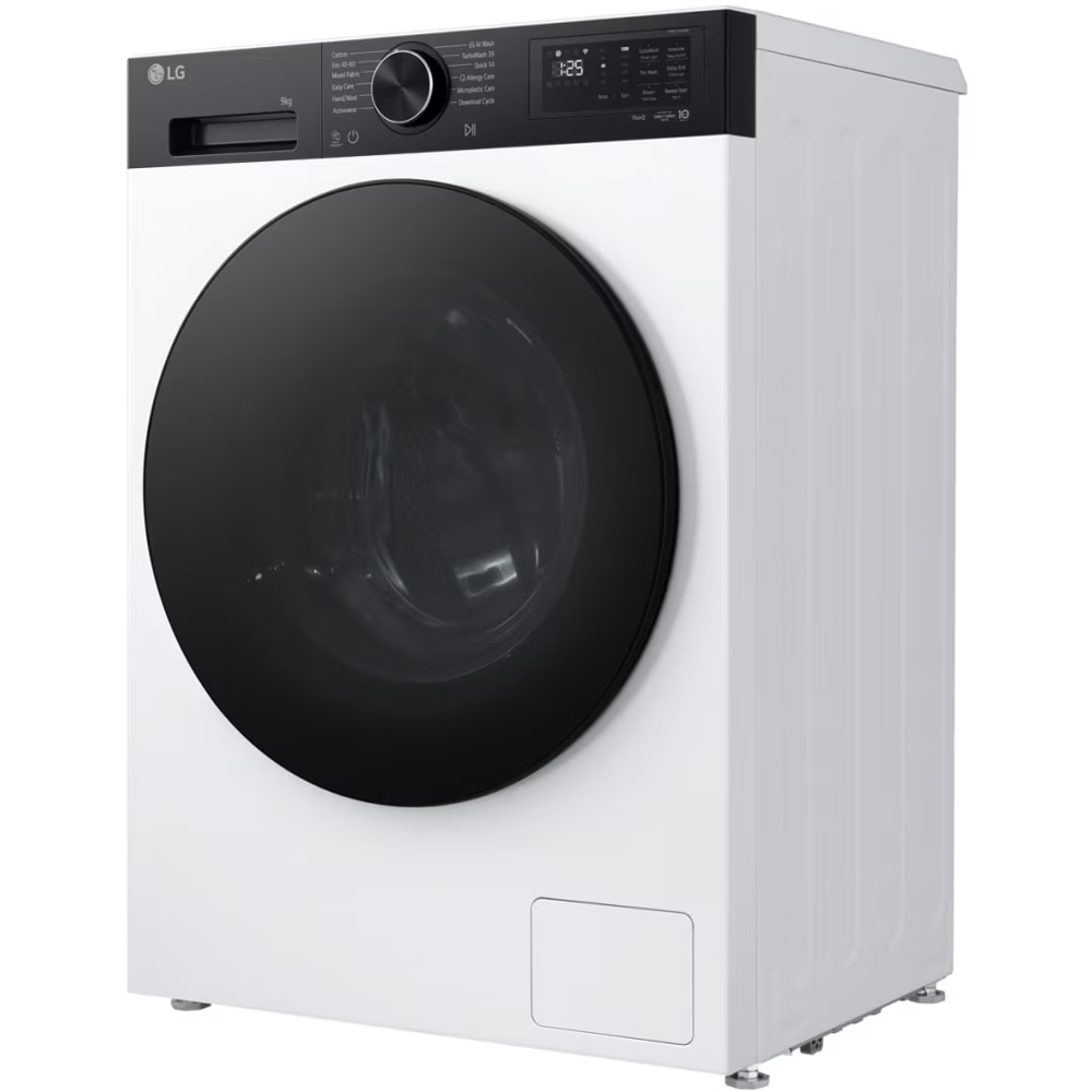 Masina de spalat rufe frontala LG F2X50S9TKB, AI Direct Drive, 9 kg, 1200rpm, Clasa A, alb