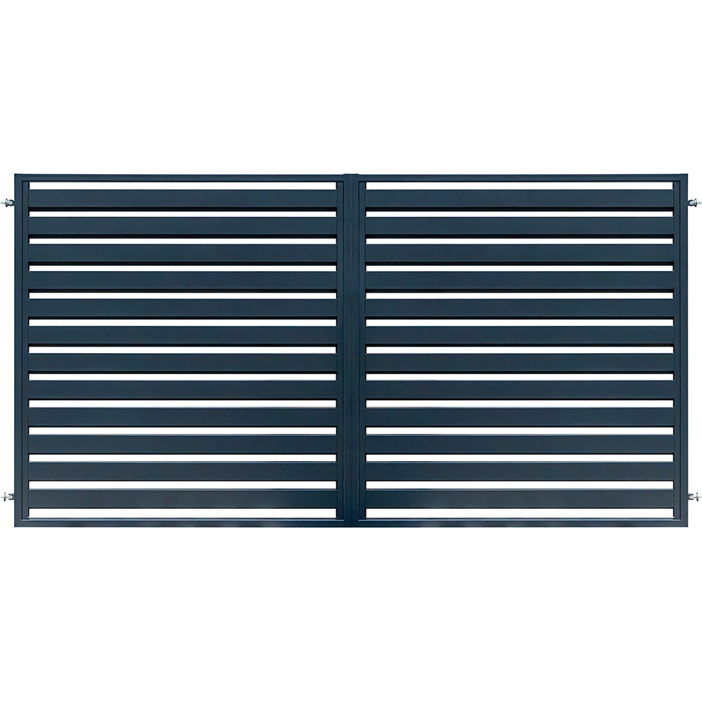 Poarta dubla Alexis, 350 x 180 cm, gri antracit