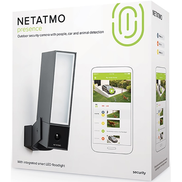 Camera supraveghere exterior NETATMO NOC01-EU, Full HD 1080p, IR, negru