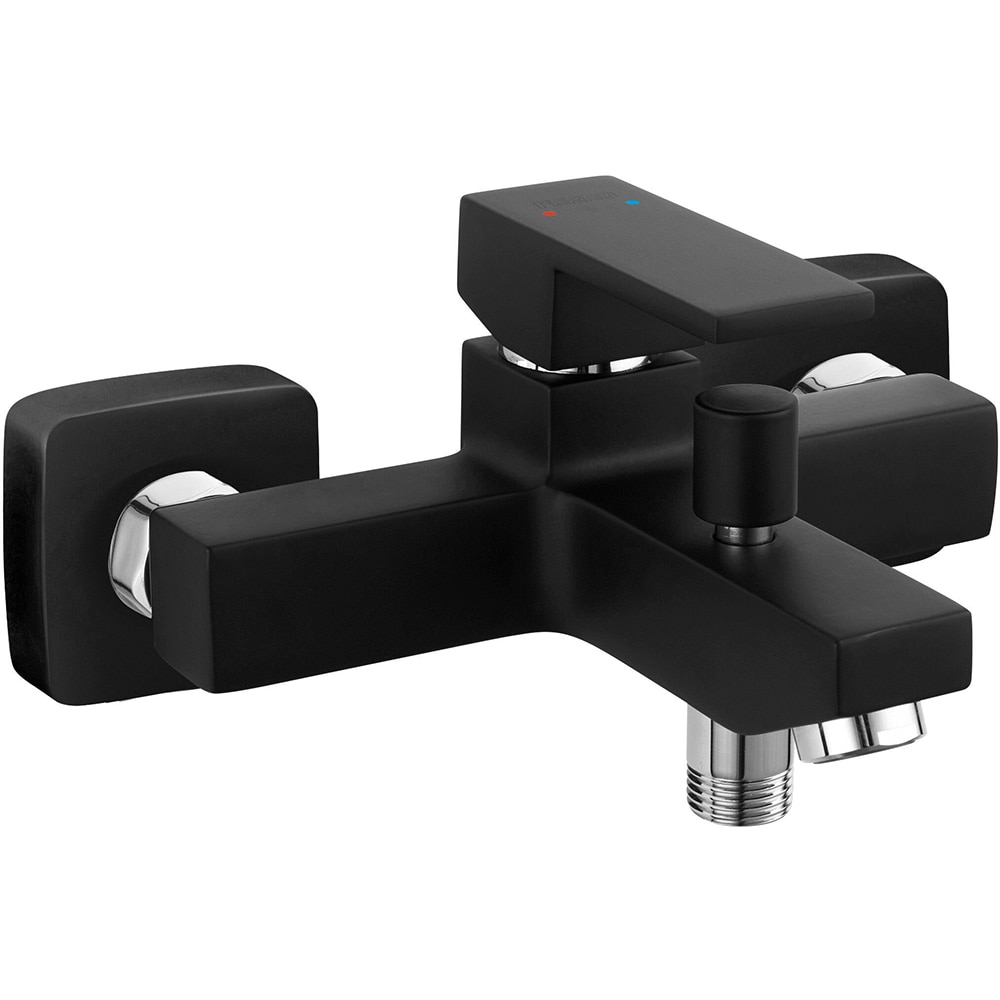 Baterie cada-dus FERRO Zicco BZI1BL, alama sanitara, negru